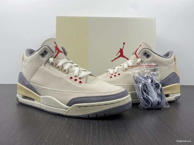 One Kick Retro Jordan Air DH7139-100 3 Muslin 0816